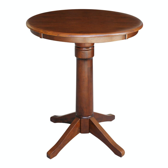 John Thomas Dining Essentials 30'' Pedestal Table in Espresso image