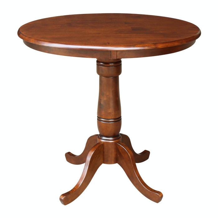 John Thomas Dining Essentials 36'' Pedestal Table in Espresso image