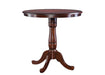 John Thomas Dining Essentials 36'' Pedestal Table in Espresso image