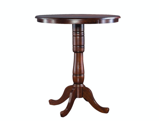 John Thomas Dining Essentials 36'' Pedestal Table in Espresso image