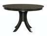 John Thomas Cosmopolitan 30'' H Siena Pedestal Table in Coal & Black image