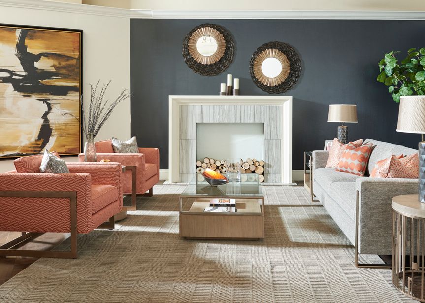 Lexington Shadow Play Center Stage Cocktail Table