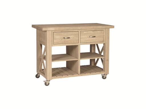 John Thomas Unfinished X-Side Kitchen Island image