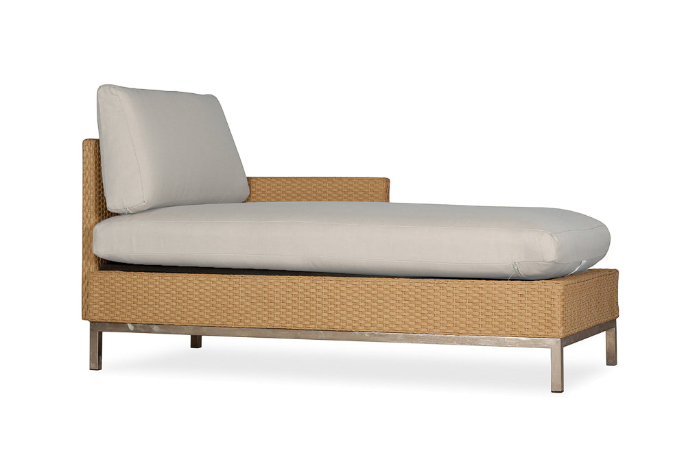 ELEMENTS LEFT ARM CHAISE WITH LOOM ARM AND BACK