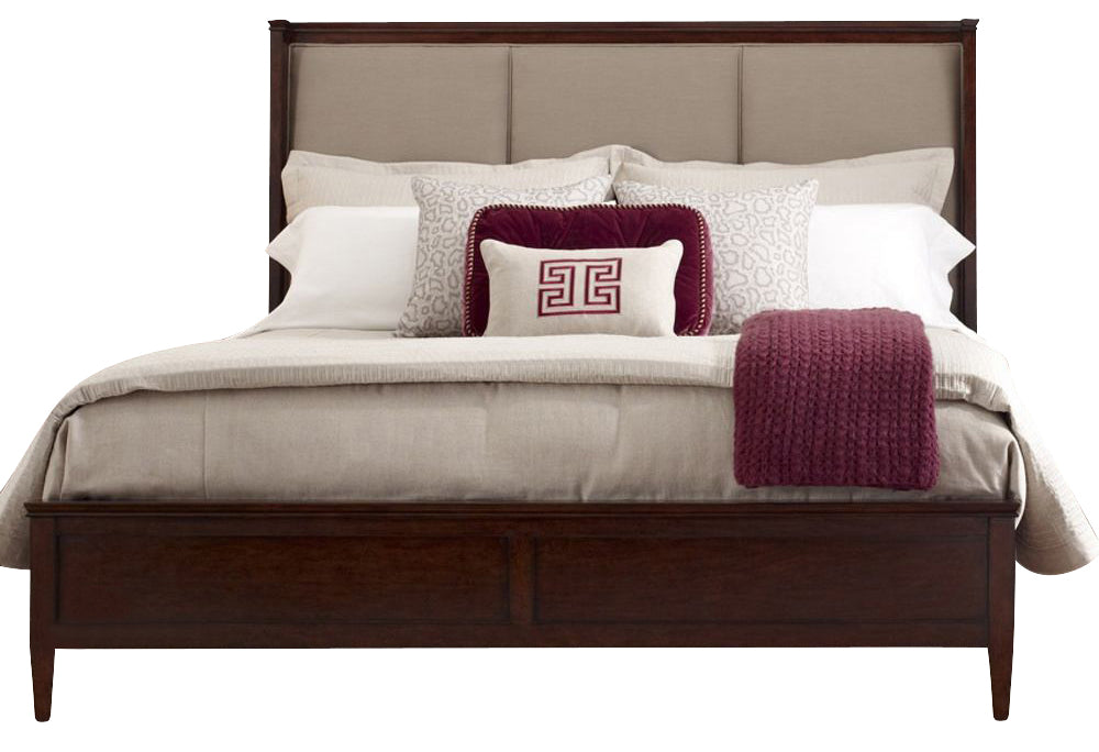 Kincaid Elise Solid Wood Spectrum Queen Bed in Amaretto