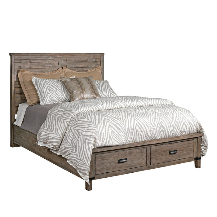 Kincaid Foundry Queen Panel Bed with Storage Footboard