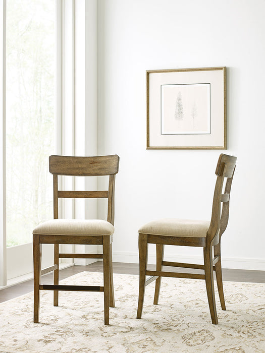 Kincaid The Nook Counter Height Side Chair in Brushed Oak (Set of 2)