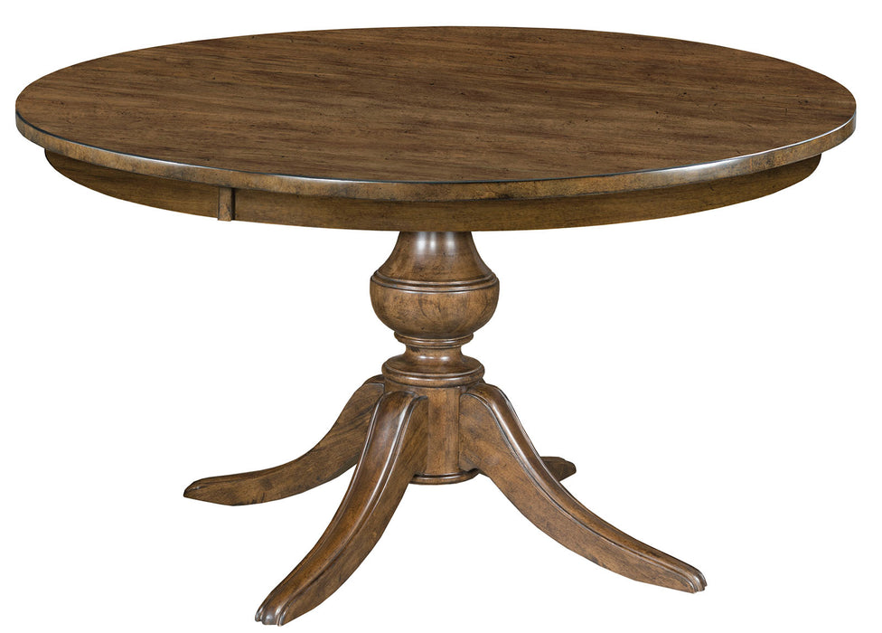 Kincaid The Nook 54" Round Dining Table in Hewned Maple