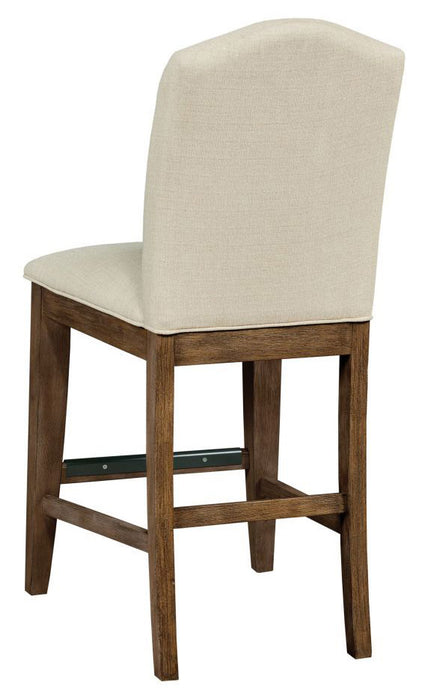 Kincaid Furniture The Nook Counter Height Parsons Chair in Hewned Maple (Set of 2)