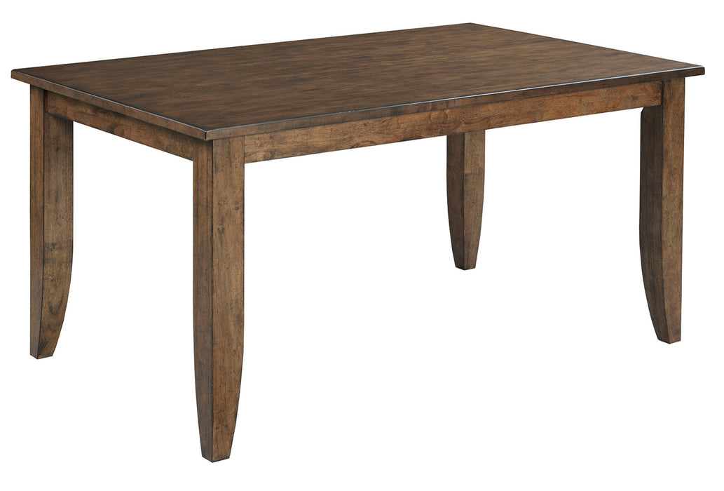Kincaid The Nook 60" Rectangular Dining Table in Hewned Maple