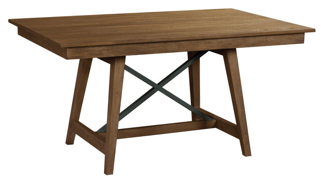 Kincaid Furniture The Nook 60" Trestle Table in Hewned Maple