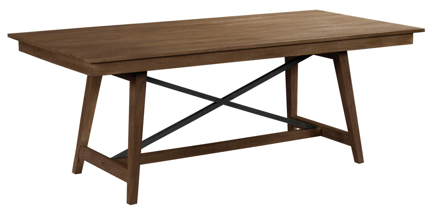 Kincaid Furniture The Nook 80" Trestle Table in Hewned Maple