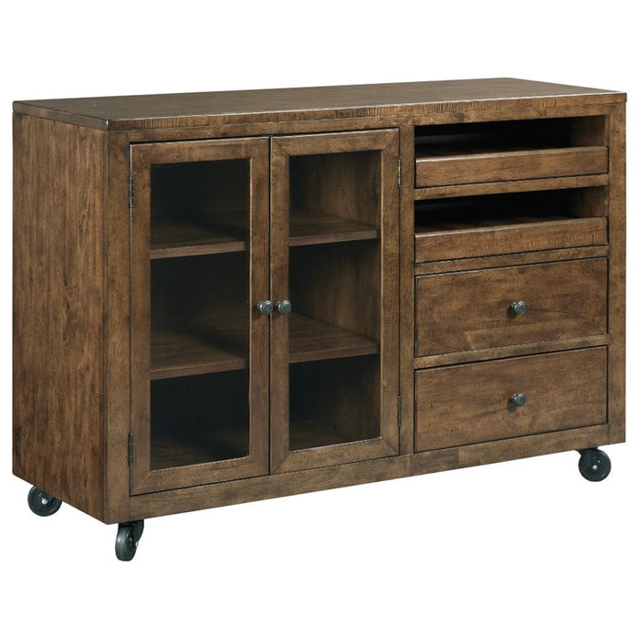 Kincaid Furniture The Nook Mobile Server in Hewned Maple