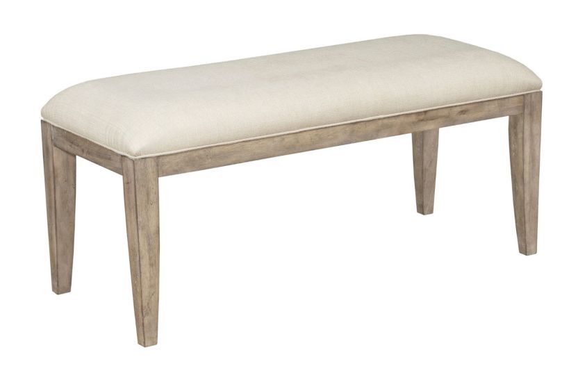 Kincaid Furniture The Nook Parsons Bench in Heathered Oak