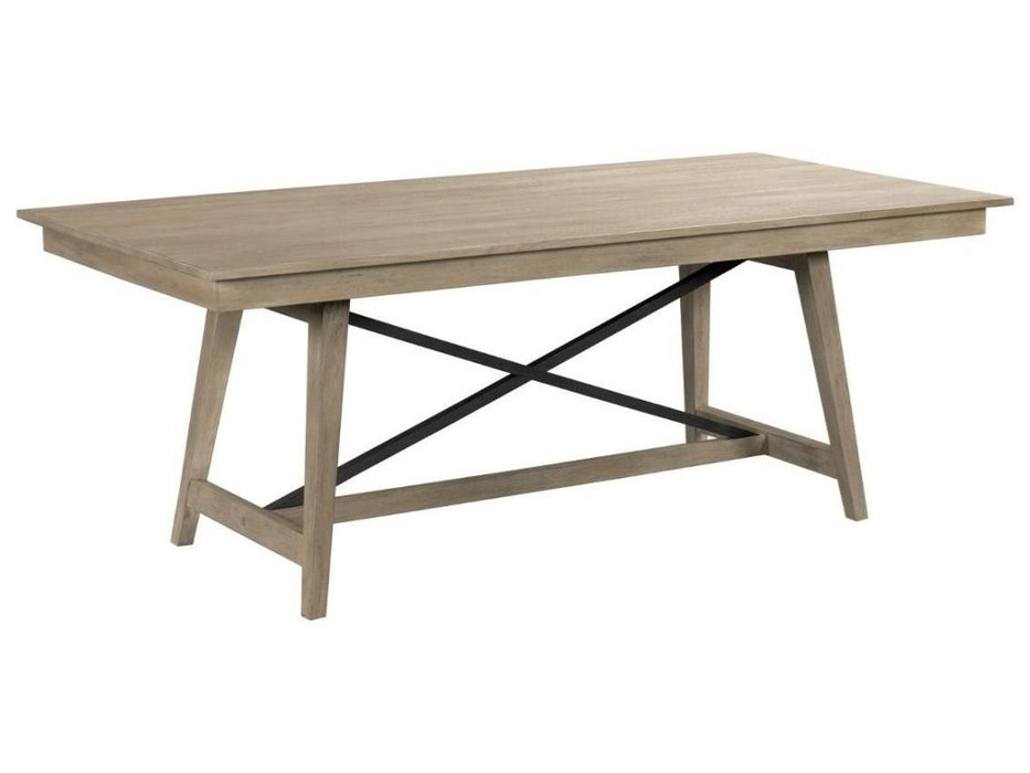 Kincaid Furniture The Nook 80" Trestle Table in Heathered Oak