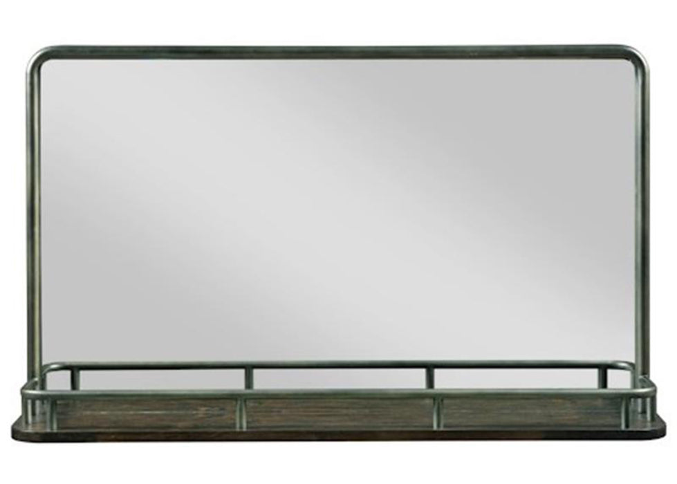 Kincaid Plank Road Westwood Landscape Mirror in Charcoal