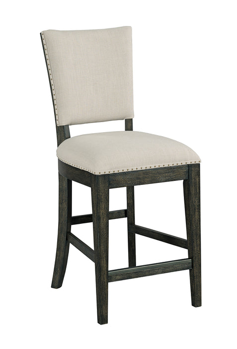 Kincaid Plank Road Kimler Counter Height Chair in Charcoal (Set of 2)
