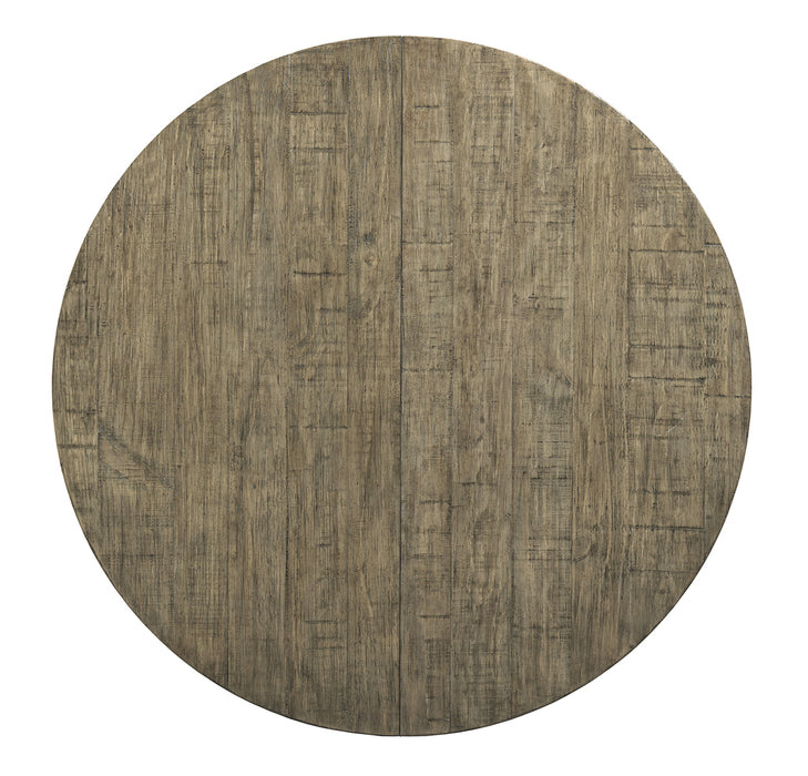Kincaid Plank Road Button Dining Table in Stone
