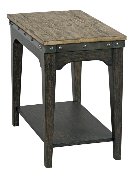 Kincaid Plank Road Artisans Chairside Table in Charcoal