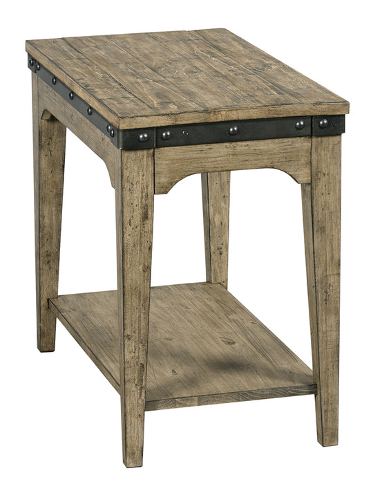 Kincaid Plank Road Artisans Chairside Table in Stone
