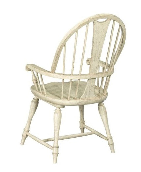 Kincaid Weatherford Baylis Arm Chair in Cornsilk (Set of 2)