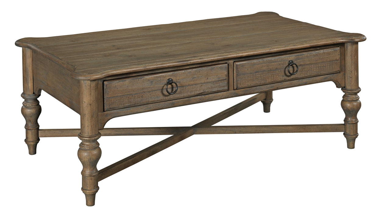 Kincaid Weatherford Cocktail Table in Heather Finish