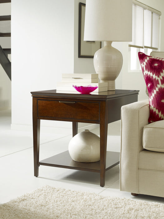Kincaid Solid Wood Elise End Table in Amaretto
