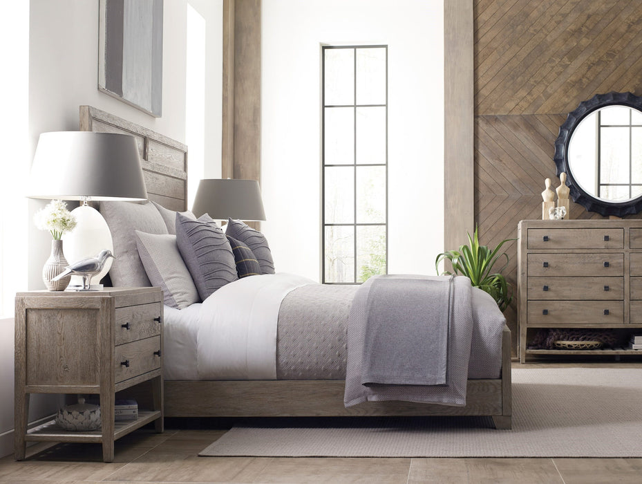 Kincaid Furniture Trails Roan King Panel Bed in SandstoneP