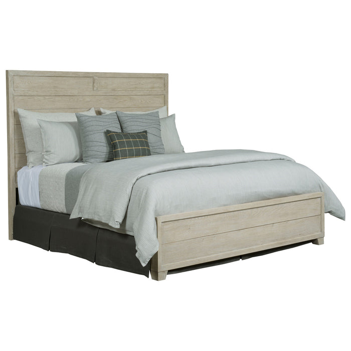 Kincaid Furniture Trails Roan California King Panel Bed in Sandstone