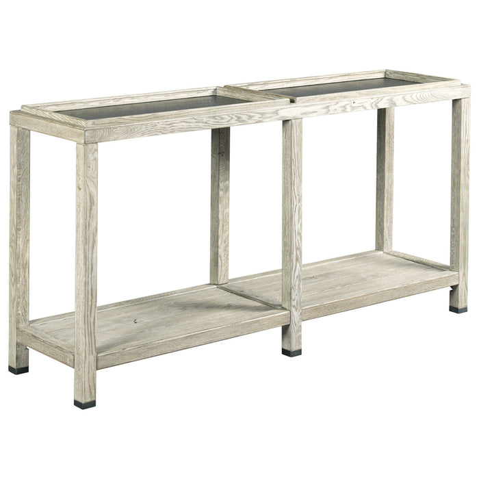 Kincaid Furniture Trails Elements Console Table in Sandstone