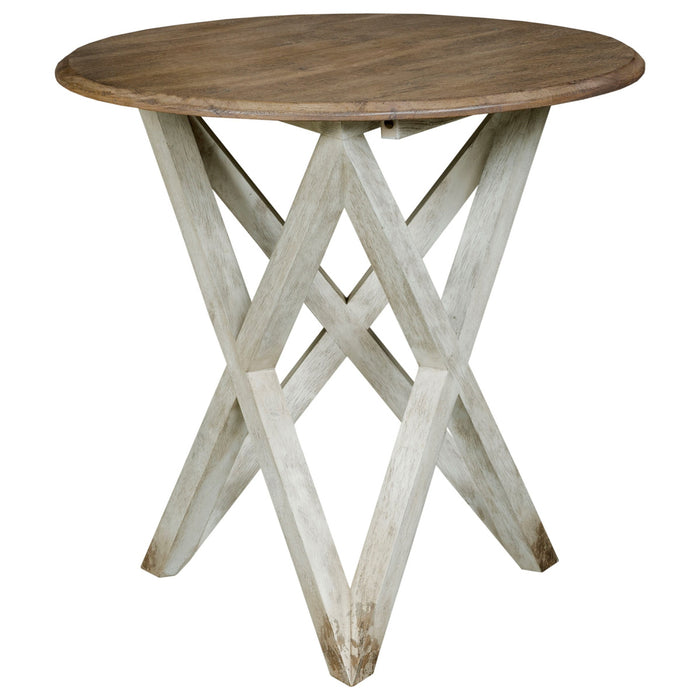 Kincaid Furniture Trails Colton Round Lamp Table in Highlands