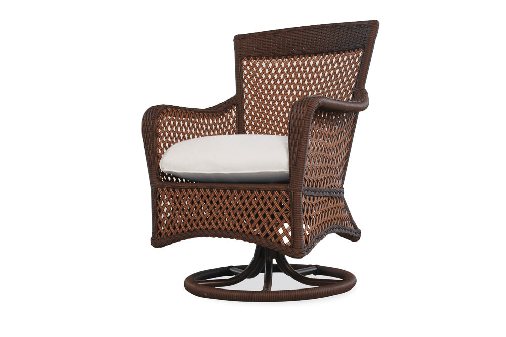 GRAND TRAVERSE SWIVEL DINING ARMCHAIR