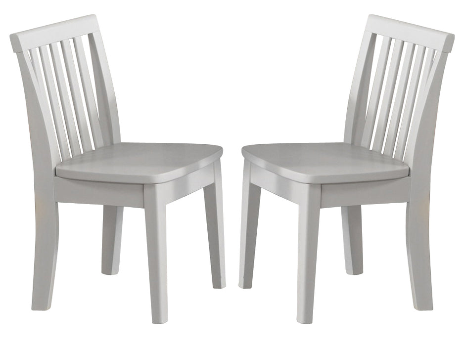 John Thomas Furniture Home Accents Juvenile Chair (Set of 2) in White