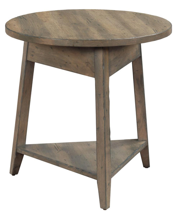 Kincaid Furniture Mill House 24" Bowler Round End Table