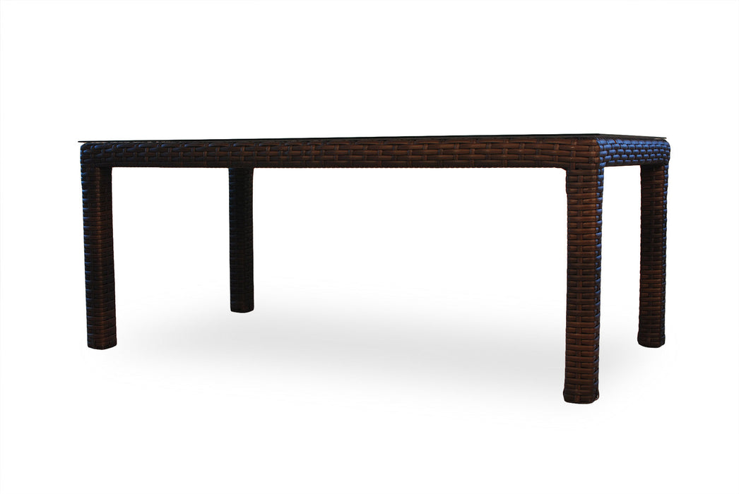 CONTEMPO 72" RECTANGULAR UMBRELLA DINING TABLE