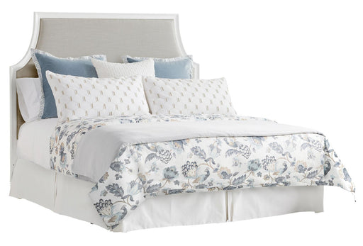 Lexington Furniture Avondale Inverness Queen Upholstered Panel Bed in Alabaster White image