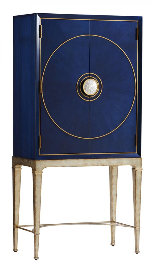 Lexington Furniture Carlyle Meridian Bar Cabinet in Cobalt Blue image