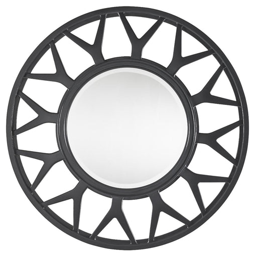 Lexington Furniture Carrera Esprit Round Mirror in Charcoal image