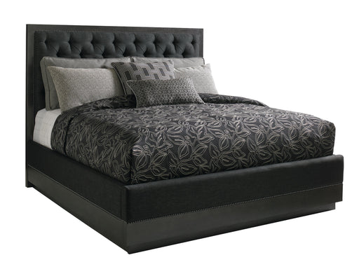 Lexington Furniture Carrera Maranello California King Upholstered Bed in Charcoal image