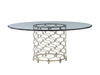Lexington Laurel Canyon 54" Bollingter Dining Table in Silver image