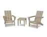 POLYWOOD Modern Adirondack 3-Piece Set in Vintage Sahara image