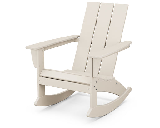 POLYWOOD Modern Adirondack Rocking Chair in Sand image