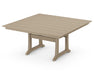 POLYWOOD Farmhouse Trestle 59" Dining Table in Vintage Sahara image