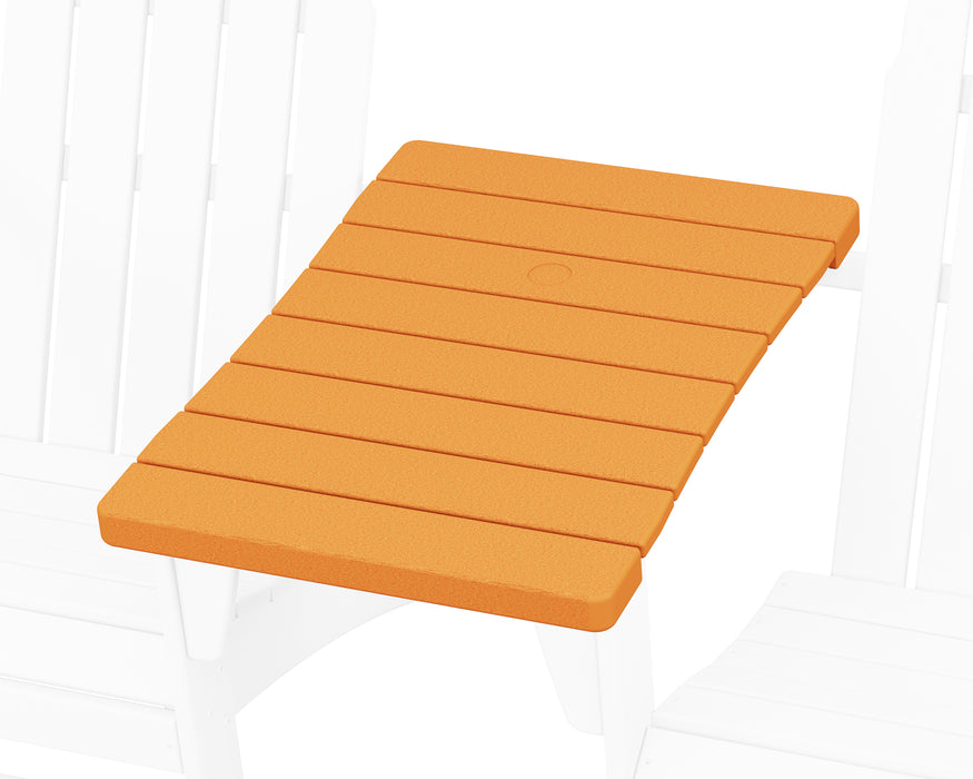 POLYWOOD 400 Series Straight Adirondack Connecting Table in Tangerine