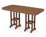 POLYWOOD Nautical 37" x 72" Counter Table in Teak image