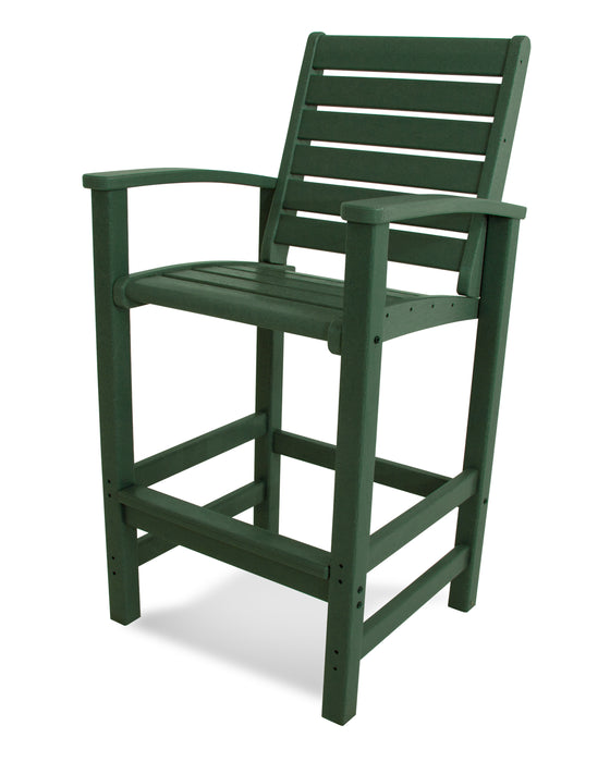 POLYWOOD Signature Bar Chair in Green image