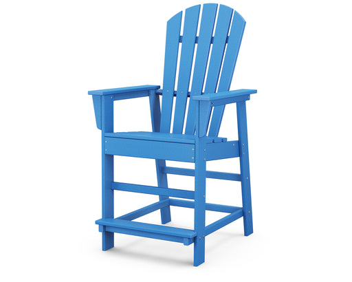 POLYWOOD South Beach Counter Chair in Pacific Blue image