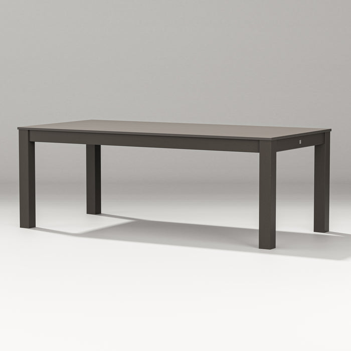 PW Designer Series 84" Parsons Dining Table in Vintage Coffee