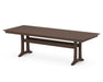 POLYWOOD Farmhouse Trestle 38" x 96" Dining Table in Mahogany image