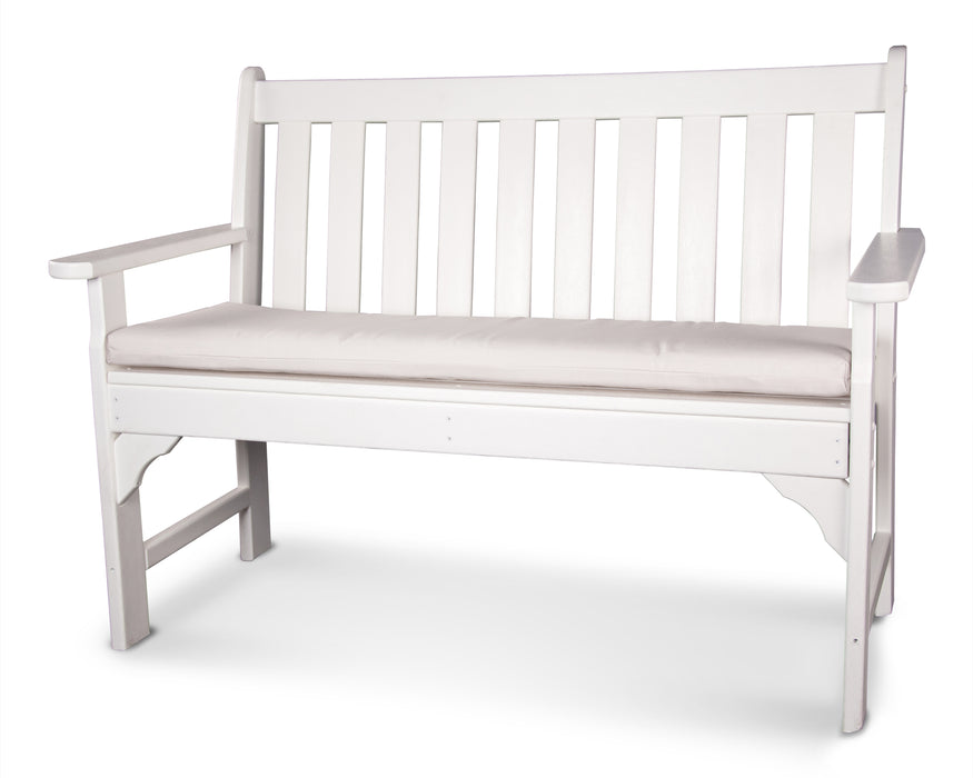 Ateeva Ateeva 56" x 18" Outdoor Bench and Swing Seat Cushion by POLYWOOD in Bird's Eye